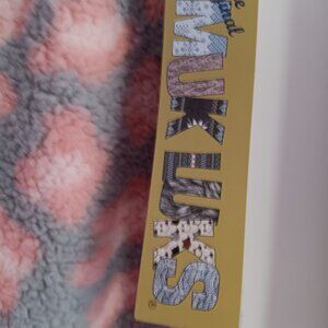 Muk Luks  large faux sherpa jogger pink cheetah print NWT